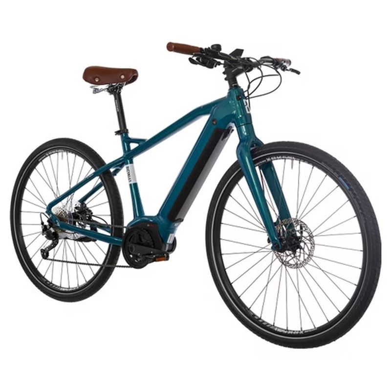Vélo Fitness Électrique Bicyklet Gabriel Shimano Altus 9V 500 Wh 700 mm Turquoise Metallic – Image 2