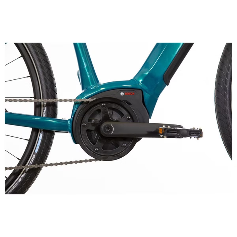 Vélo Fitness Électrique Bicyklet Gabriel Shimano Altus 9V 500 Wh 700 mm Turquoise Metallic – Image 3