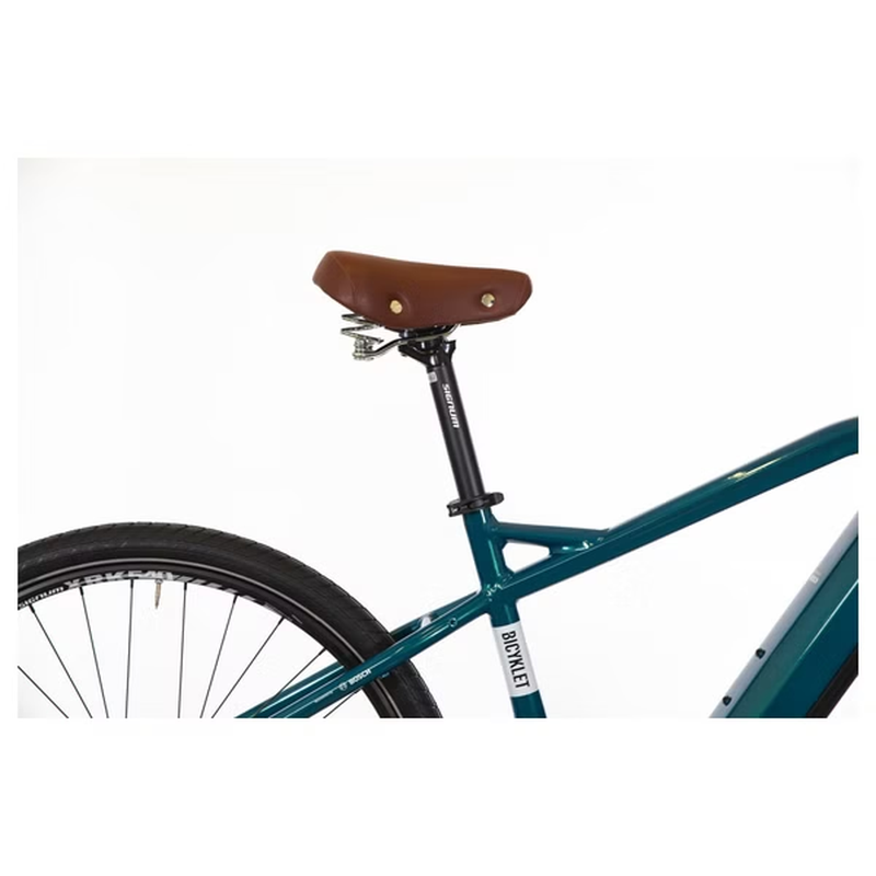 Vélo Fitness Électrique Bicyklet Gabriel Shimano Altus 9V 500 Wh 700 mm Turquoise Metallic – Image 5