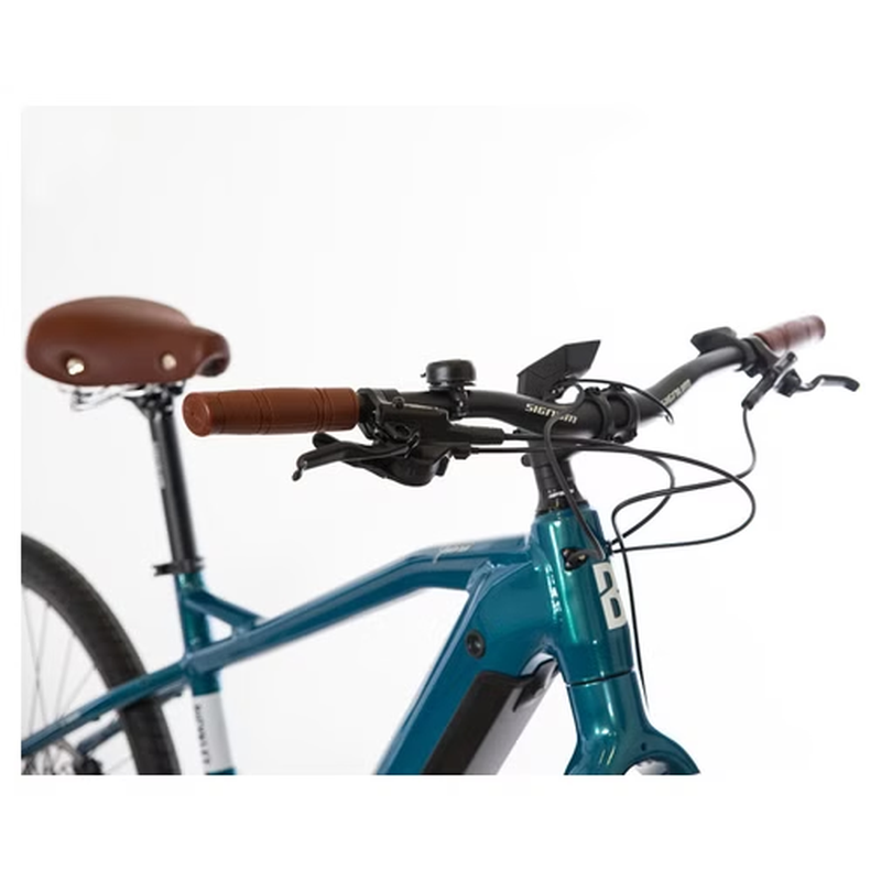 Vélo Fitness Électrique Bicyklet Gabriel Shimano Altus 9V 500 Wh 700 mm Turquoise Metallic – Image 7