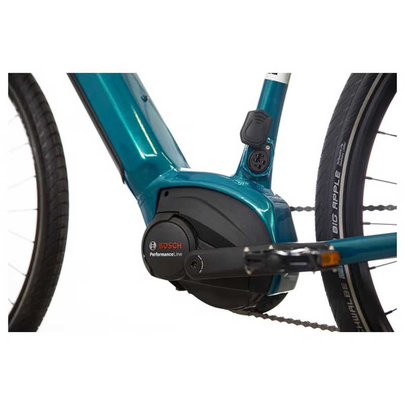 Vélo Fitness Électrique Bicyklet Gabriel Shimano Altus 9V 500 Wh 700 mm Turquoise Metallic – Image 9