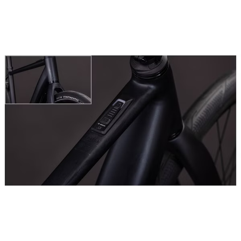 Vélo Fitness Électrique Cube Editor Hybrid SLX 400X Shimano Alfine 8V 400 Wh 700 mm Vert Beige Reed 2026 – Image 7