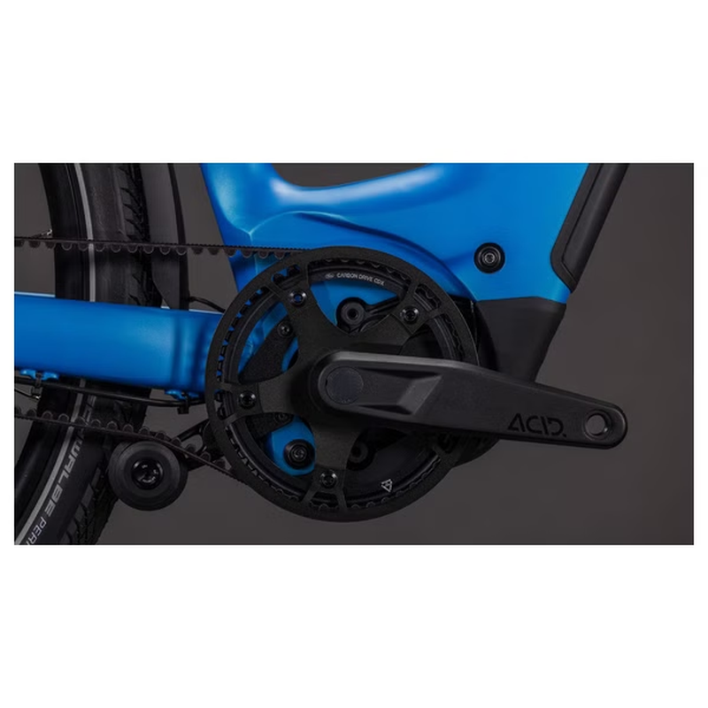 VTC Électrique Cube Kathmandu Hybrid Comfort Pro 800 Easy Entry Enviolo Trekking Courroie 800 Wh 700 mm Bleu Azure 2026 – Image 9