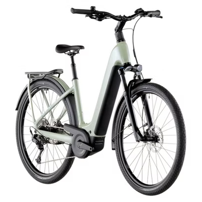 VTC Électrique Cube Kathmandu Hybrid One 800 Easy Entry Shimano Cues 10V 800 Wh 700 mm Vert Pea 2026 – Image 2