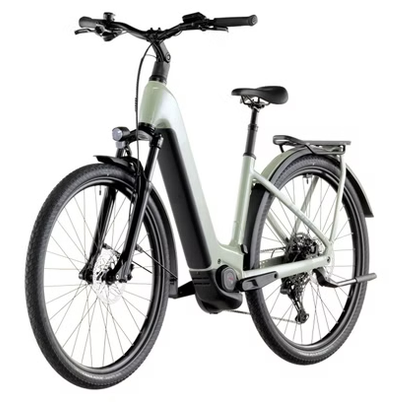 VTC Électrique Cube Kathmandu Hybrid One 800 Easy Entry Shimano Cues 10V 800 Wh 700 mm Vert Pea 2026 – Image 3
