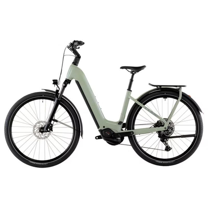 VTC Électrique Cube Kathmandu Hybrid One 800 Easy Entry Shimano Cues 10V 800 Wh 700 mm Vert Pea 2026 – Image 4