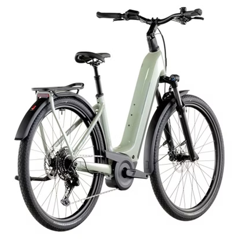 VTC Électrique Cube Kathmandu Hybrid One 800 Easy Entry Shimano Cues 10V 800 Wh 700 mm Vert Pea 2026 – Image 6
