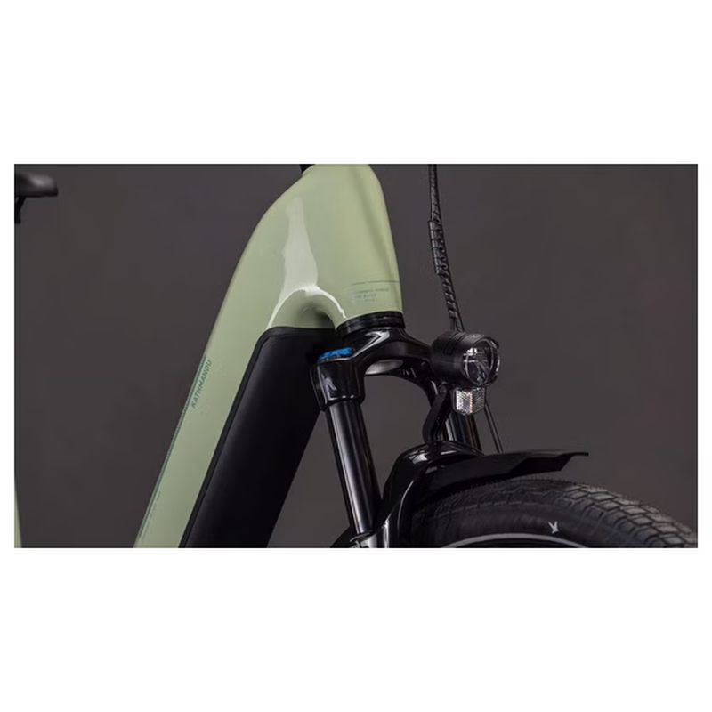 VTC Électrique Cube Kathmandu Hybrid One 800 Easy Entry Shimano Cues 10V 800 Wh 700 mm Vert Pea 2026 – Image 8