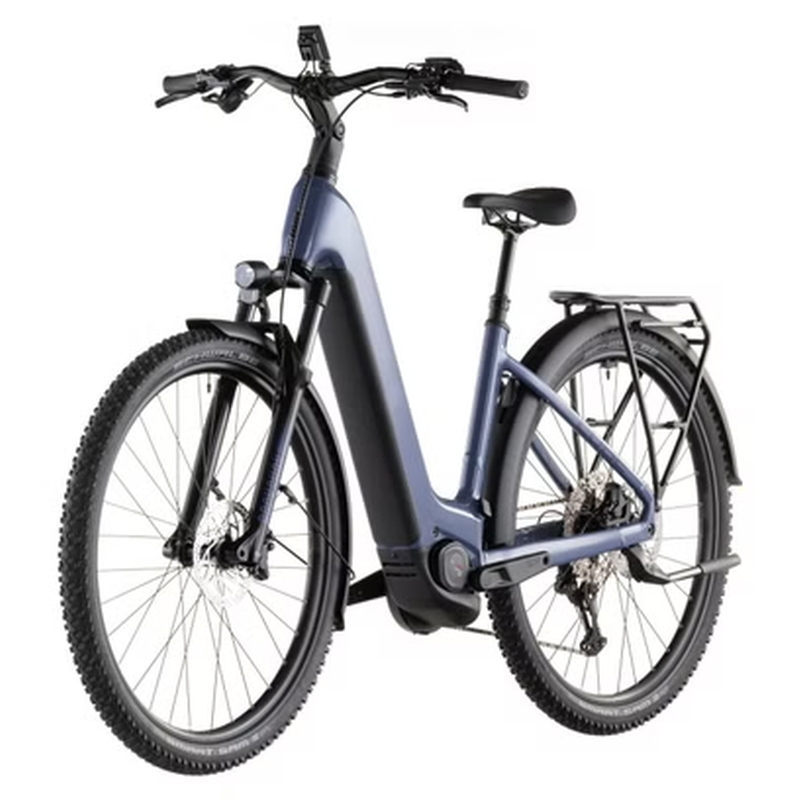 VTC Électrique Cube Nuride Hybrid EXC 800 Easy Entry Shimano Deore/Deore XT 12V 800 Wh 29'' Bleu Jeans 2026 – Image 3