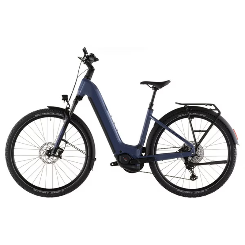 VTC Électrique Cube Nuride Hybrid EXC 800 Easy Entry Shimano Deore/Deore XT 12V 800 Wh 29'' Bleu Jeans 2026 – Image 4