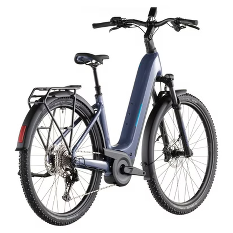 VTC Électrique Cube Nuride Hybrid EXC 800 Easy Entry Shimano Deore/Deore XT 12V 800 Wh 29'' Bleu Jeans 2026 – Image 6