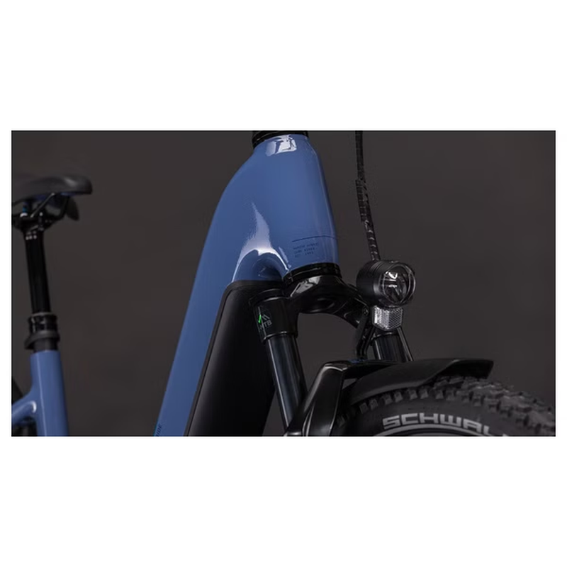 VTC Électrique Cube Nuride Hybrid EXC 800 Easy Entry Shimano Deore/Deore XT 12V 800 Wh 29'' Bleu Jeans 2026 – Image 9