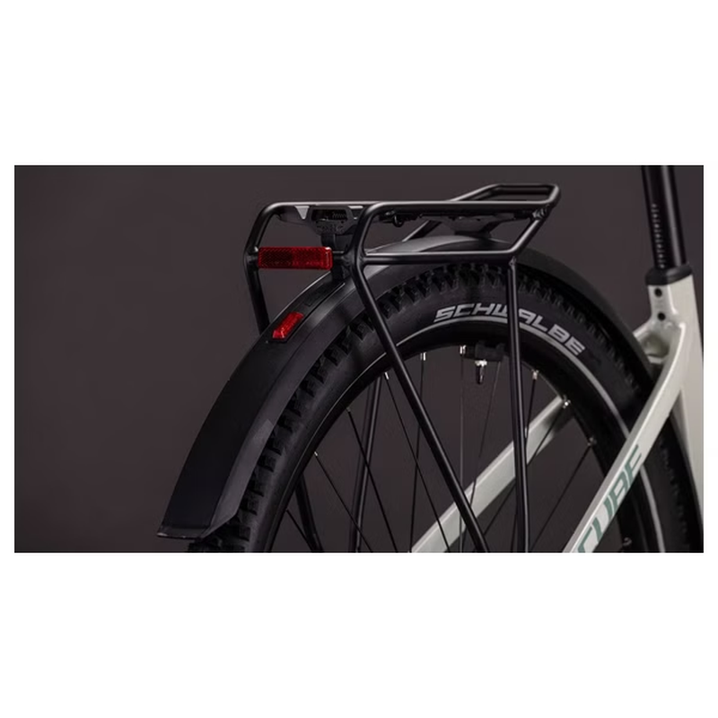VTC Électrique Cube Nuride Hybrid Performance 600 Easy Entry Shimano Cues 10V 600 Wh 29'' Beige Desert Stone Vert 2026 – Image 10