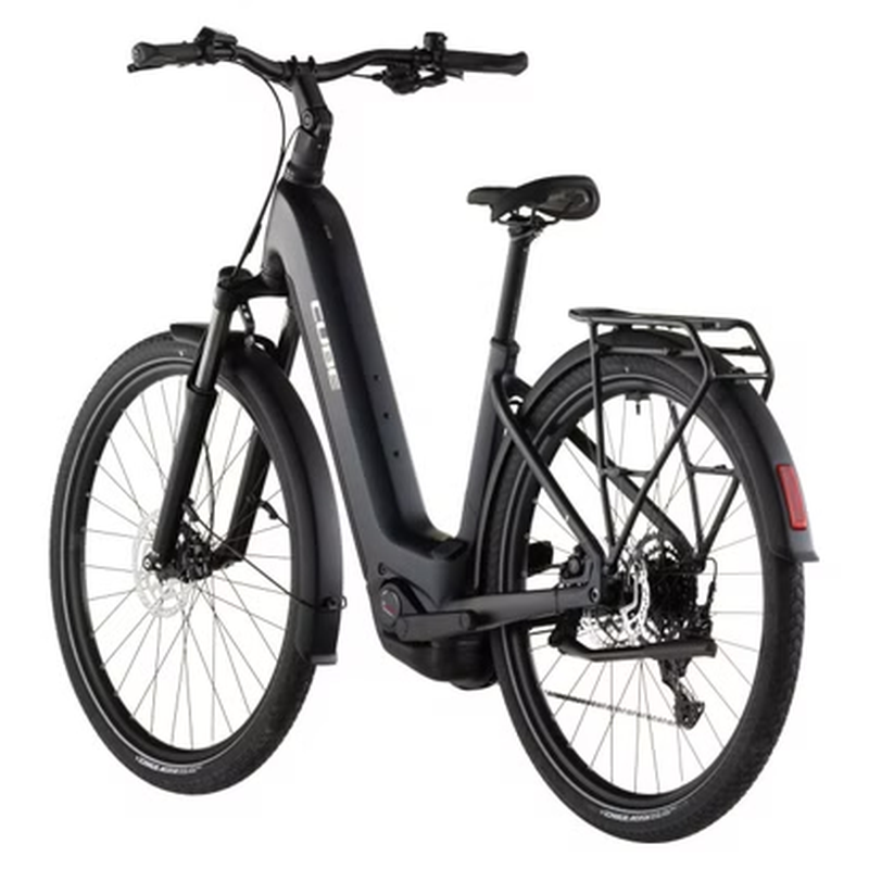 VTC Électrique Cube Touring Hybrid One 600 Easy Entry Shimano Cues 9V 600 Wh 700 mm Noir Coal 2026 – Image 5