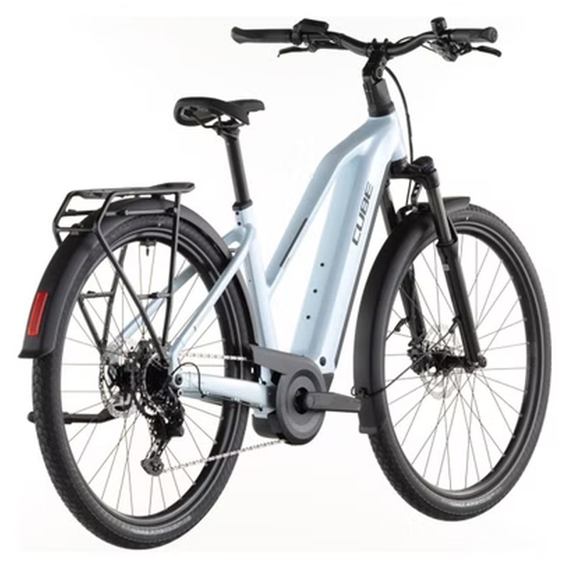 VTC Électrique Cube Touring Hybrid One 600 Trapeze Shimano Cues 9V 600 Wh 700 mm Bleu Glacier 2026 – Image 6