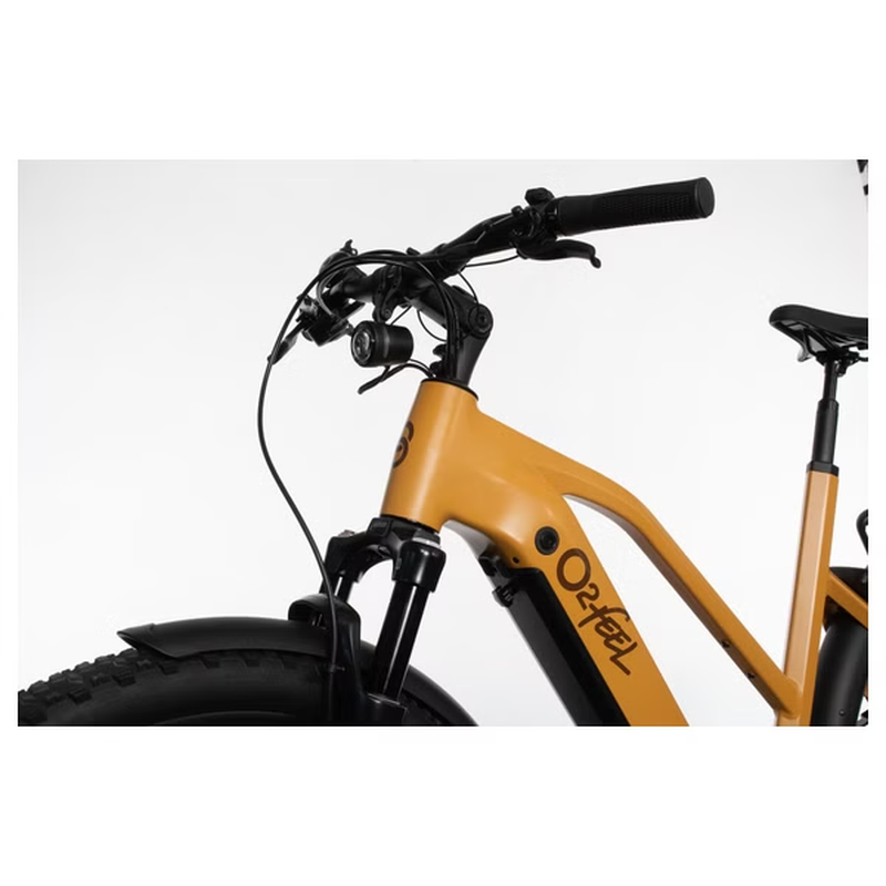 VTC Électrique O2 Feel Vern Urban Power 8 2 Mid Shimano Deore 10V 720 Wh 27 5'' Jaune Indiana – Image 8