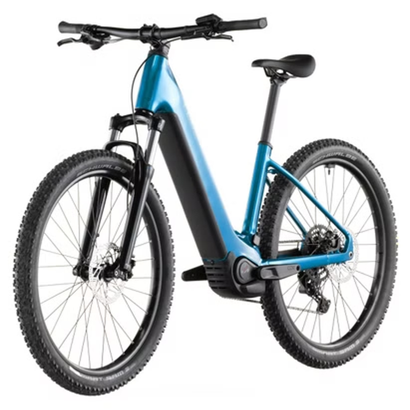 VTT Électrique Cube Reaction Hybrid Performance 600 Easy Entry Shimano 9V 600 Wh Bosch 75 Nm 27 5'' Bleu Electric 2026 – Image 3