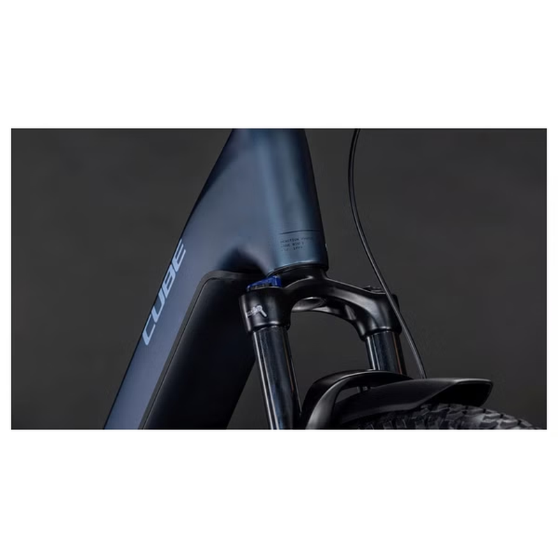 VTT Électrique Cube Reaction Hybrid Performance 600 FE Easy Entry Shimano 9V 600 Wh Bosch 75 Nm 27.5'' Bleu Indigo 2026 – Image 8