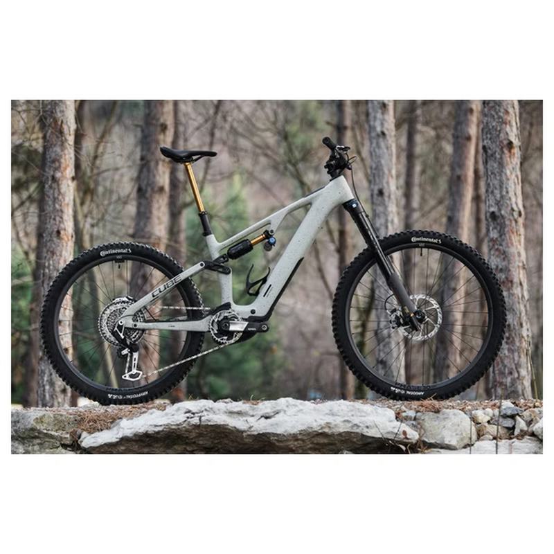 VTT Électrique Tout-Suspendu Cube AMS Hybrid 177 C:62 Super TM 600X Sram 12V 600 Wh Bosch 120 Nm 29''/27 5'' Beige Reed Grit 2026 – Image 10