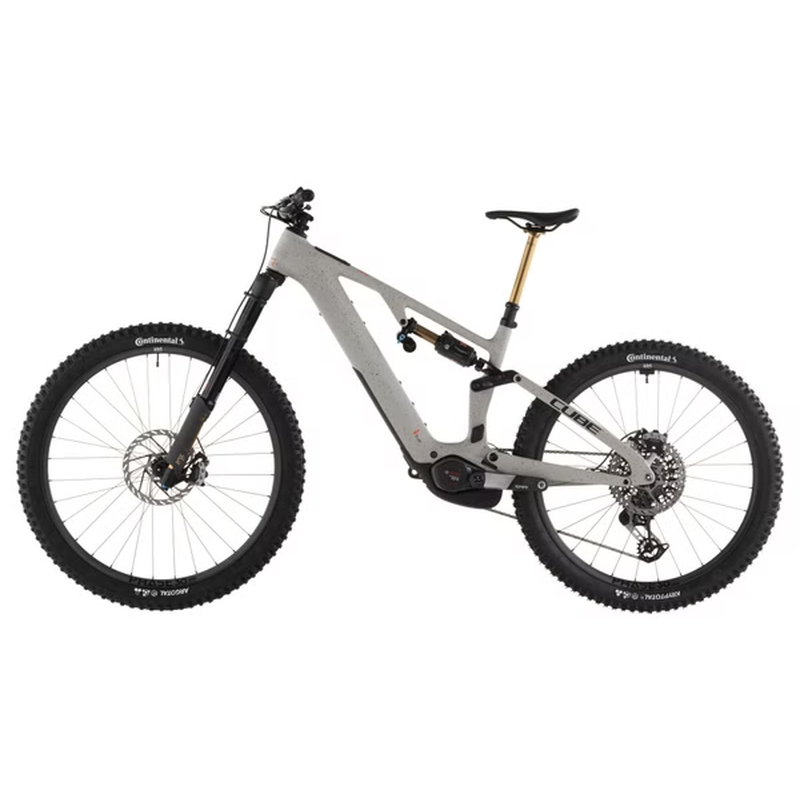 VTT Électrique Tout-Suspendu Cube AMS Hybrid 177 C:62 Super TM 600X Sram 12V 600 Wh Bosch 120 Nm 29''/27 5'' Beige Reed Grit 2026 – Image 4