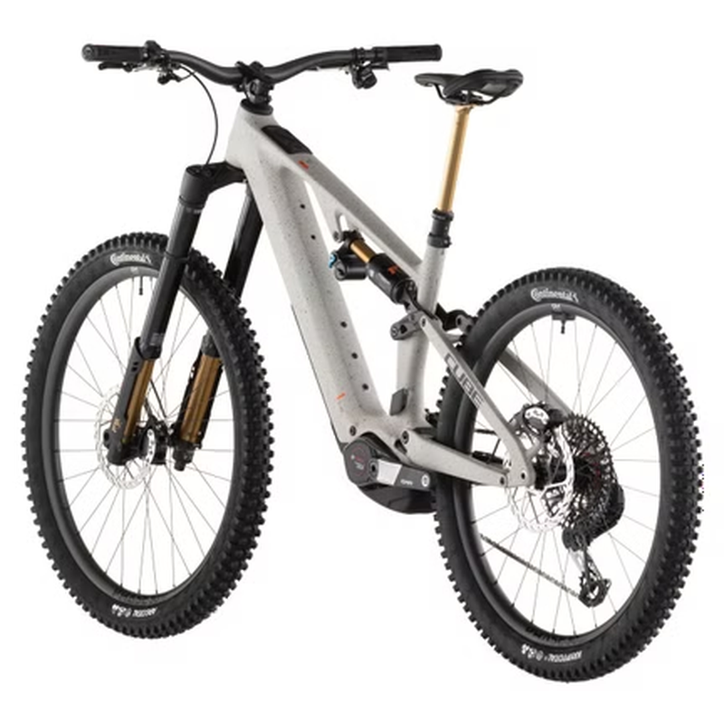VTT Électrique Tout-Suspendu Cube AMS Hybrid 177 C:62 Super TM 600X Sram 12V 600 Wh Bosch 120 Nm 29''/27 5'' Beige Reed Grit 2026 – Image 5