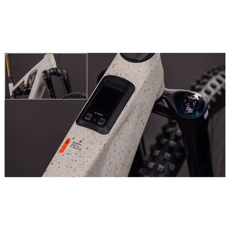 VTT Électrique Tout-Suspendu Cube AMS Hybrid 177 C:62 Super TM 600X Sram 12V 600 Wh Bosch 120 Nm 29''/27 5'' Beige Reed Grit 2026 – Image 7