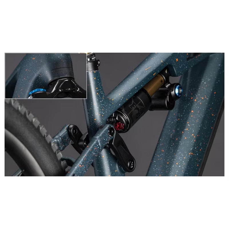 VTT Électrique Tout-Suspendu Cube Stereo Hybrid One77 HPC SLT 800 Sram 12V 800 Wh Bosch 120 Nm 29''/27 5'' Bleu Galaxy 2026 – Image 8