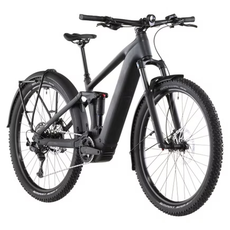 VTT Électrique Tout-Suspendu Cube Stereo Hybrid One22 Pro 800 FE Shimano 10V 800 Wh Bosch 120 Nm 27 5'' Noir Bleu Night 2026 – Image 2