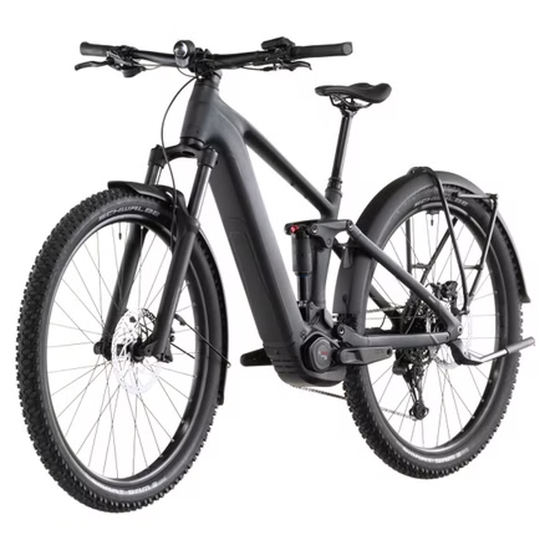 VTT Électrique Tout-Suspendu Cube Stereo Hybrid One22 Pro 800 FE Shimano 10V 800 Wh Bosch 120 Nm 27 5'' Noir Bleu Night 2026 – Image 3