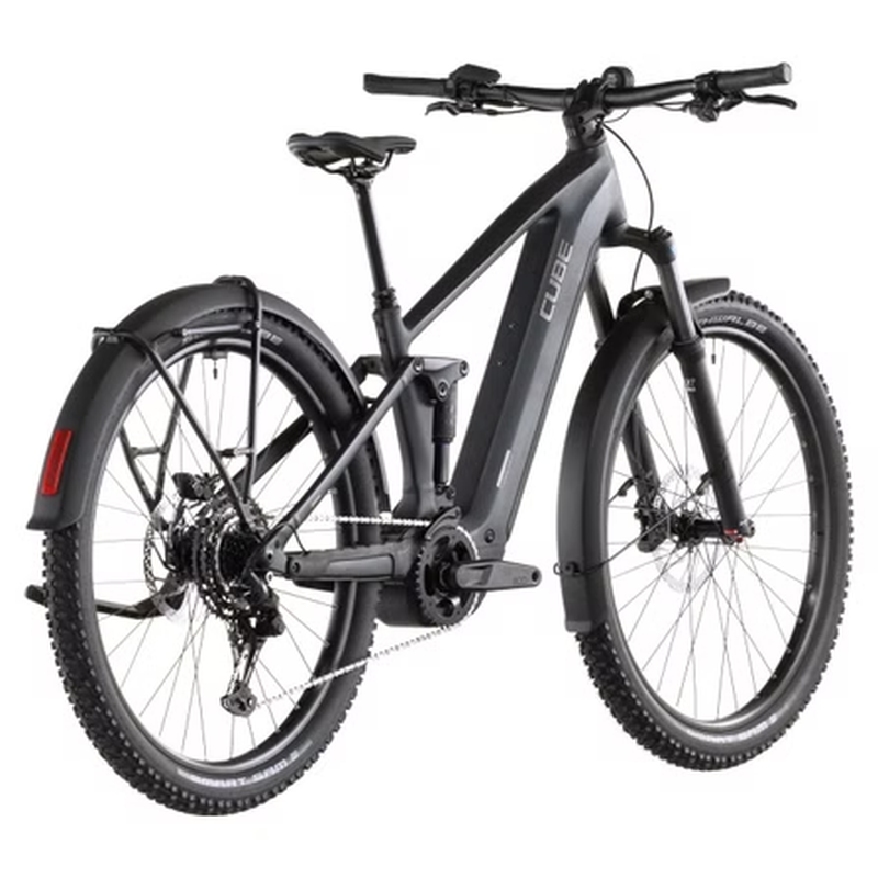VTT Électrique Tout-Suspendu Cube Stereo Hybrid One22 Pro 800 FE Shimano 10V 800 Wh Bosch 120 Nm 27 5'' Noir Bleu Night 2026 – Image 6