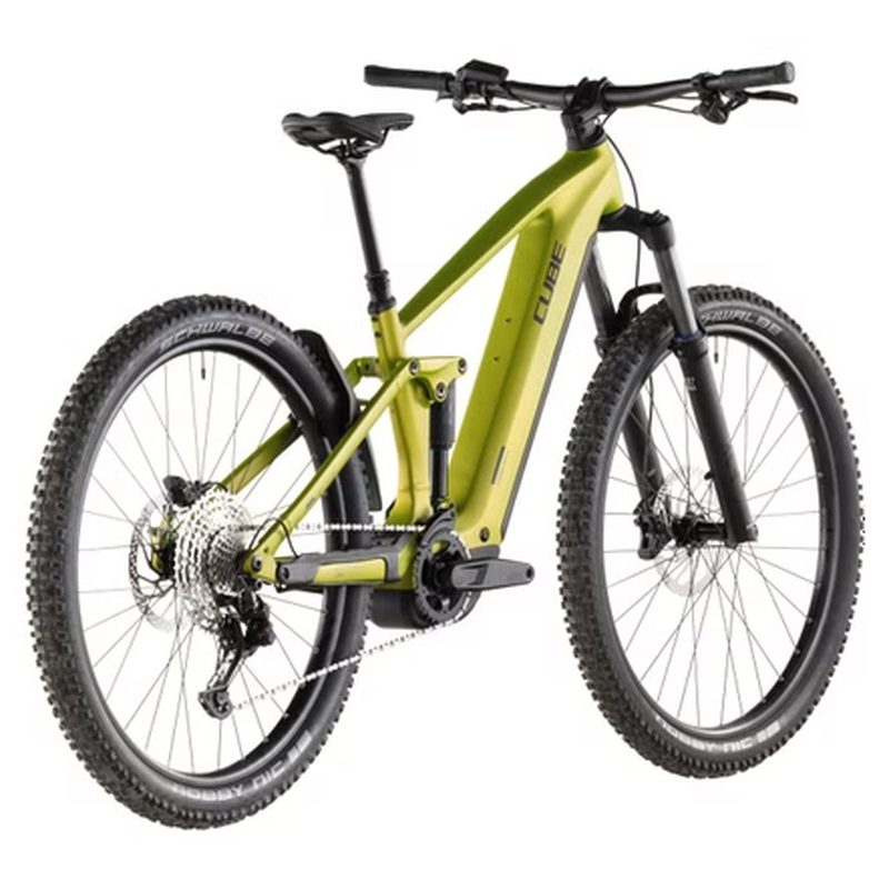 VTT Électrique Tout-Suspendu Cube Stereo Hybrid One44 Pro 800 Shimano Deore/Deore XT 12V 800 Wh 29'' Vert Lizard 2026 – Image 5