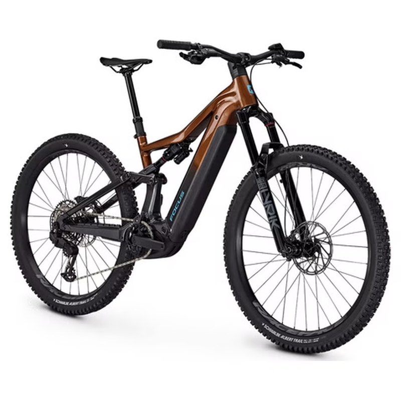 VTT Électrique Tout-Suspendu Focus JAM² 6 8 12V 800Wh Bosch 120 Nm 29'' Marron/Gris – Image 2