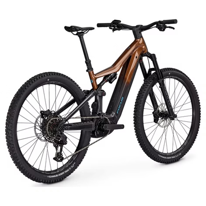 VTT Électrique Tout-Suspendu Focus JAM² 6 8 12V 800Wh Bosch 120 Nm 29'' Marron/Gris – Image 3