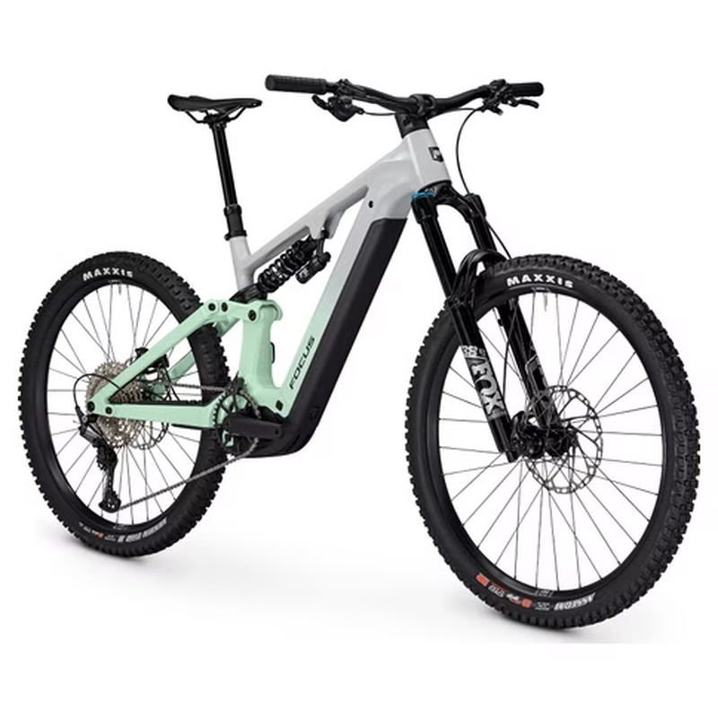 VTT Électrique Tout-Suspendu Focus SAM² 6 8 12V 600Wh Bosch 120 Nm MX (29/27 5'') Gris/Vert 2025 – Image 2