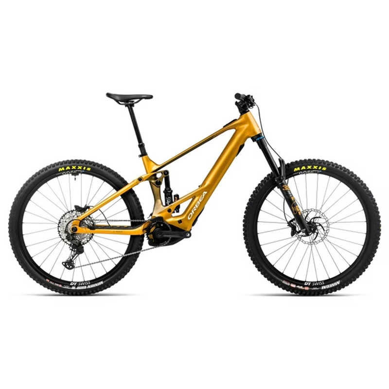 VTT Électrique Tout-Suspendu Orbea Wild H10 Shimano 12V 750 Wh Bosch 120 Nm 29/27 5" Jaune Bumblebee Vert Olive 2026