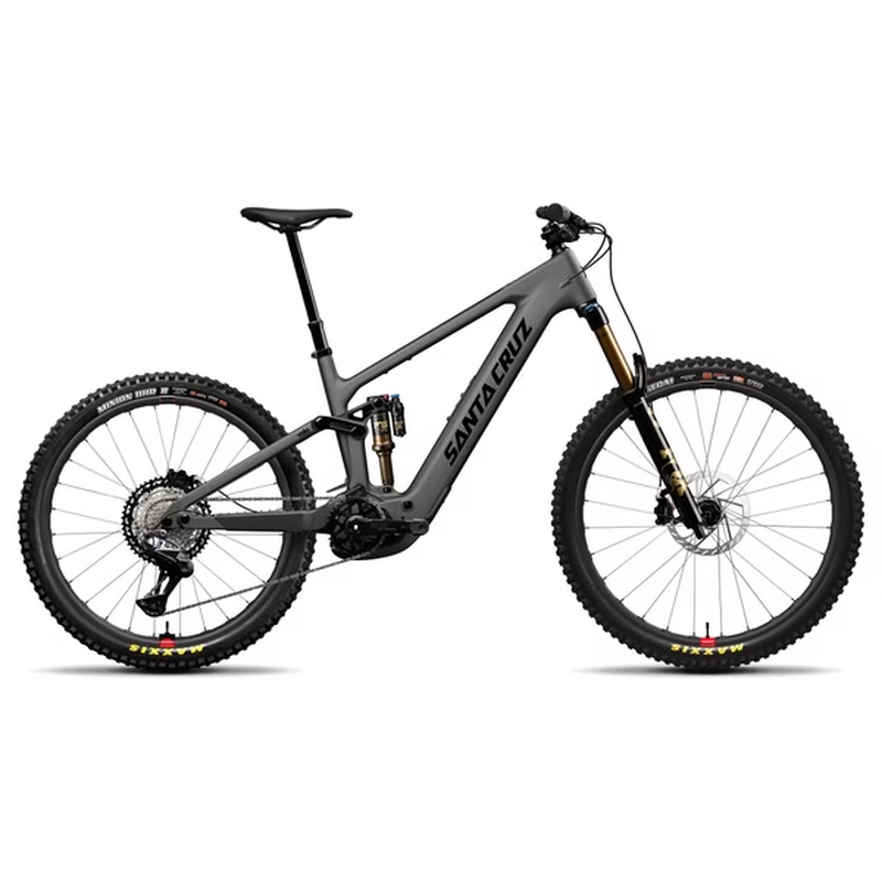 VTT Électrique Tout-Suspendu Santa Cruz Vala Carbone CC XT Di2 RSV Shimano 12V 600 Wh Bosch 120 Nm MX (29''/27 5'') Gris Matte Carbon Sparkle 2027